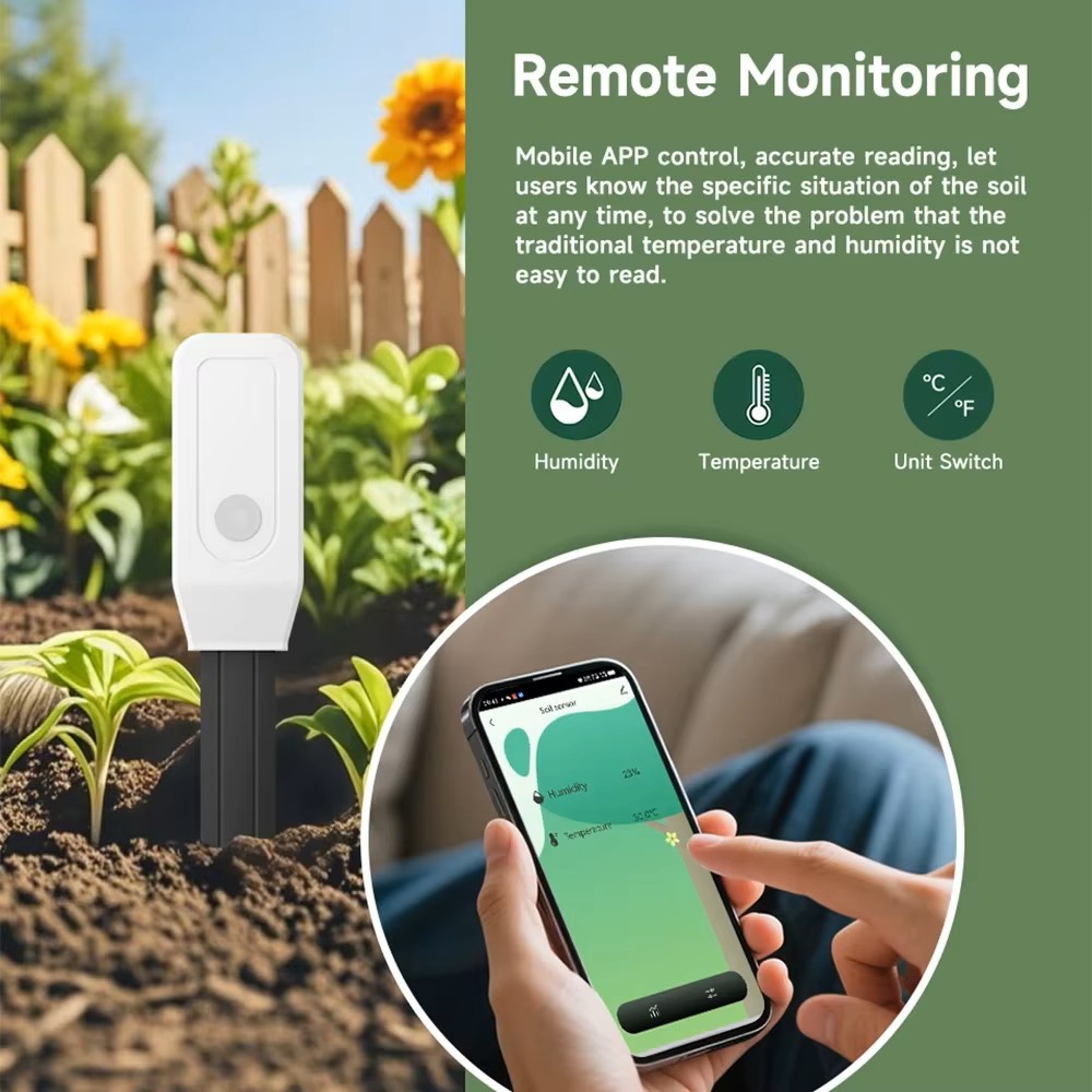 Medidor de Humedad del Suelo W - Plant Parent App reseña y precio