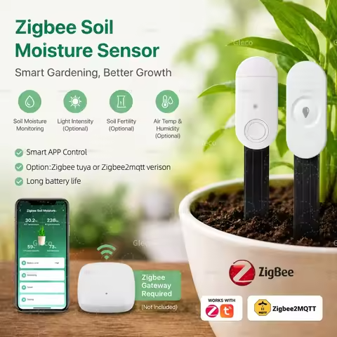 ZigBee Smart Soil Moisture Sen - Plant Parent App reseña y precio