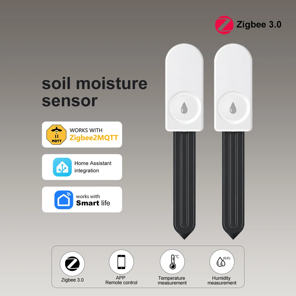 ZigBee Smart Soil Moisture Sen - Plant Parent App reseña y precio
